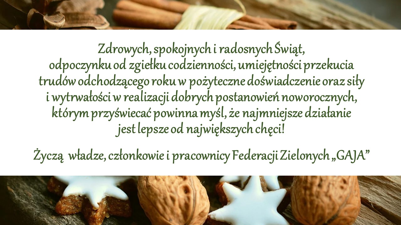 Życzenia świąteczne i noworoczne